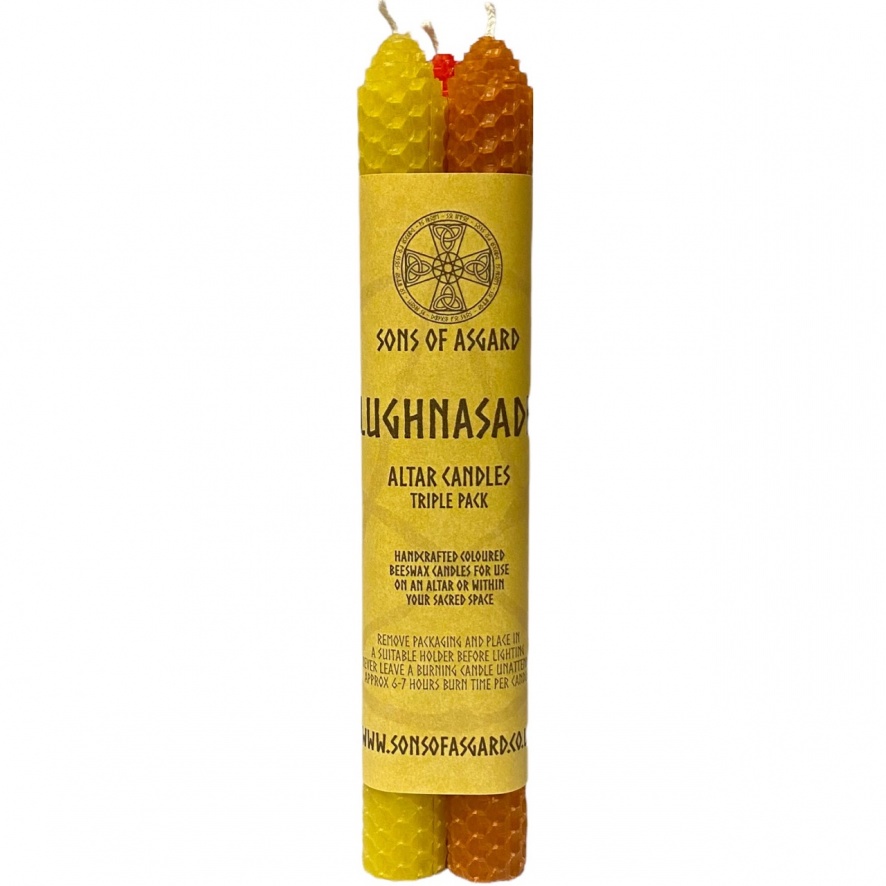 Lughnasadh - Triple Altar Candle Pack